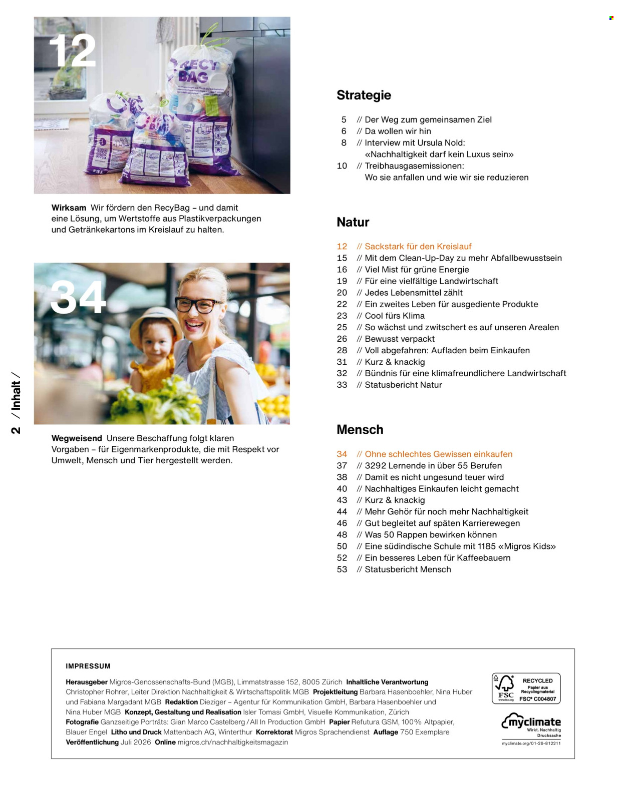 Prospekte Migros. Seite 4. Seite 4