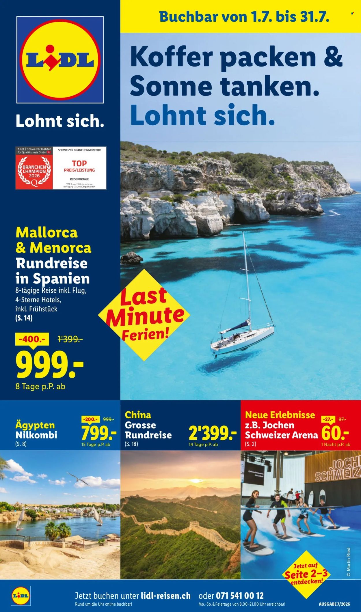 Prospekte Lidl - 1.7.2026 - 31.7.2026. Seite 1. Seite 1