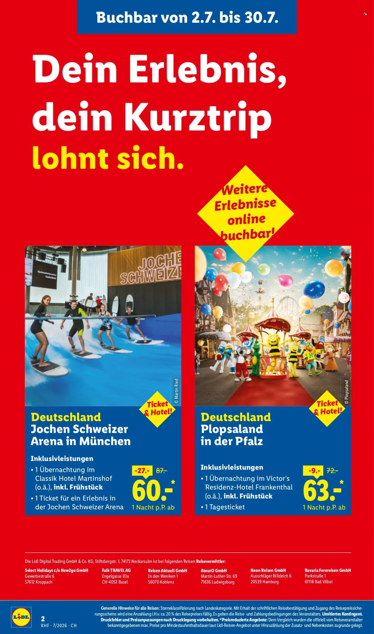 Prospekte Lidl - 1.7.2026 - 31.7.2026. Seite 2. Seite 2