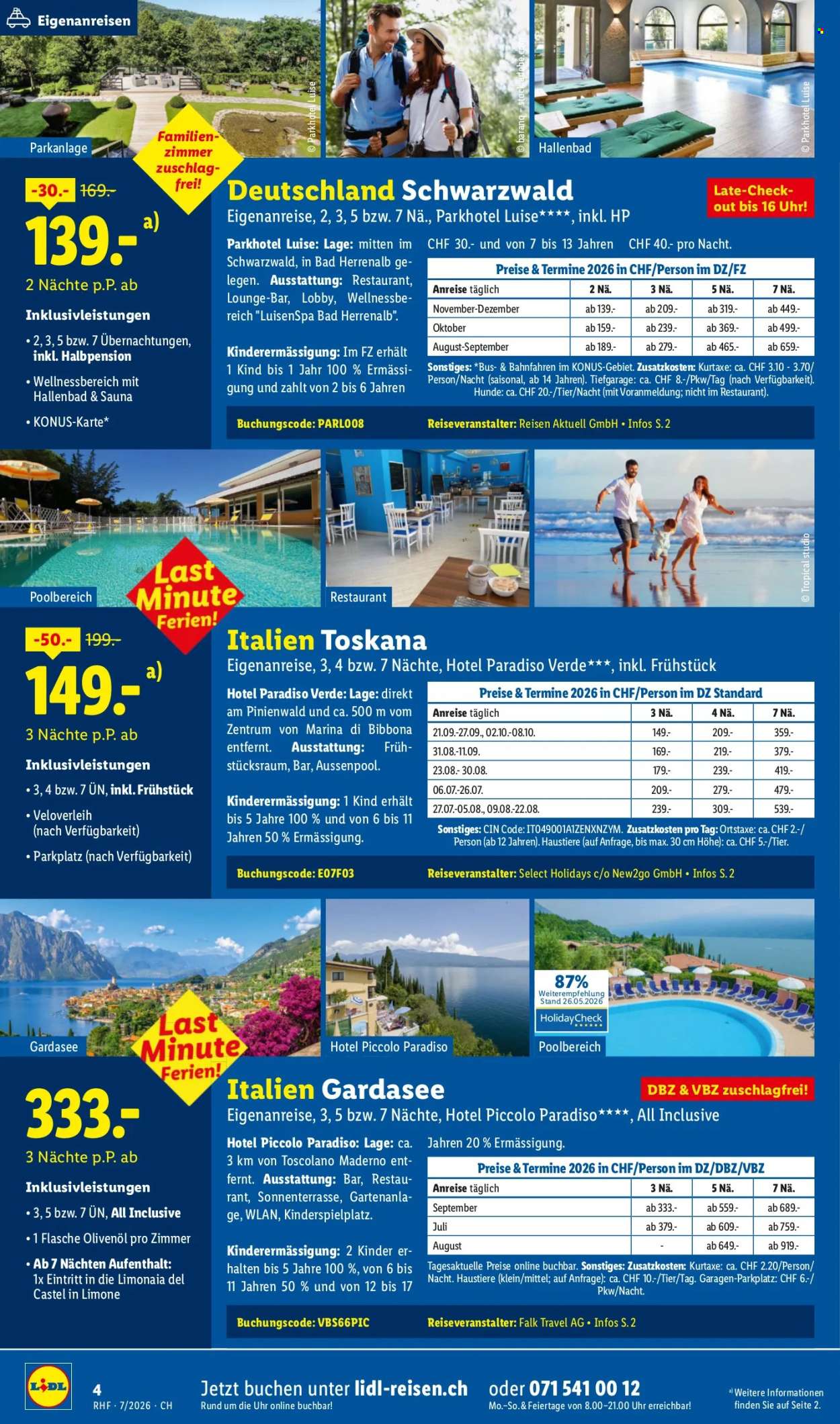 Prospekte Lidl - 1.7.2026 - 31.7.2026. Seite 4. Seite 4