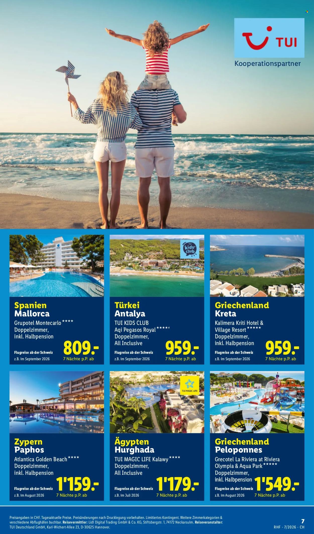 Prospekte Lidl - 1.7.2026 - 31.7.2026. Seite 7. Seite 7