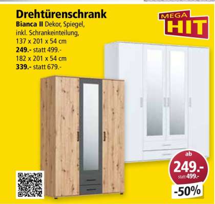 Drehtürenschrank