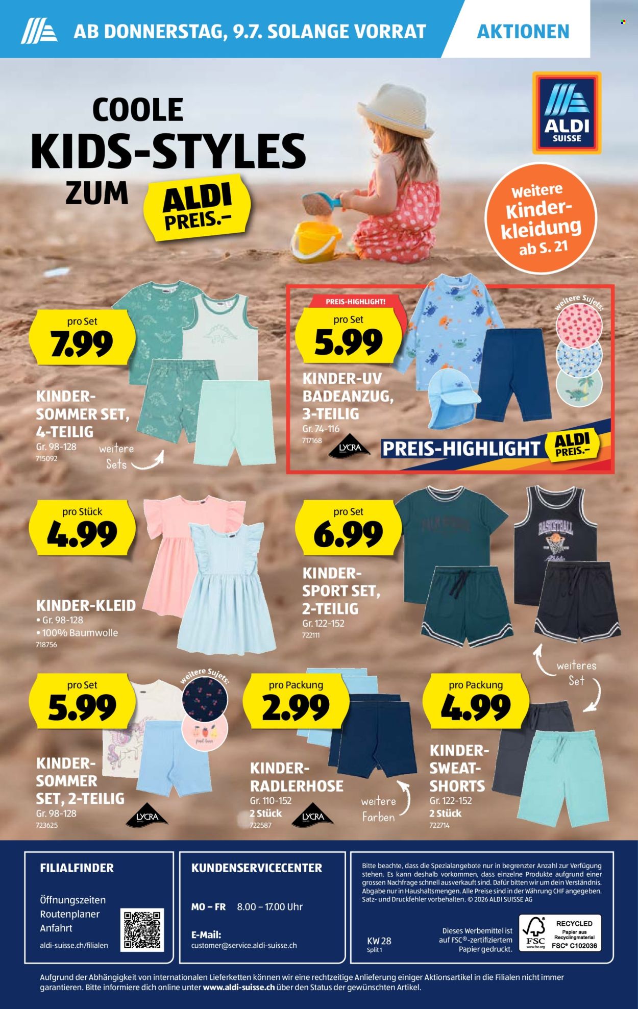 Prospekte Aldi - 9.7.2026 - 15.7.2026. Seite 40. Seite 40