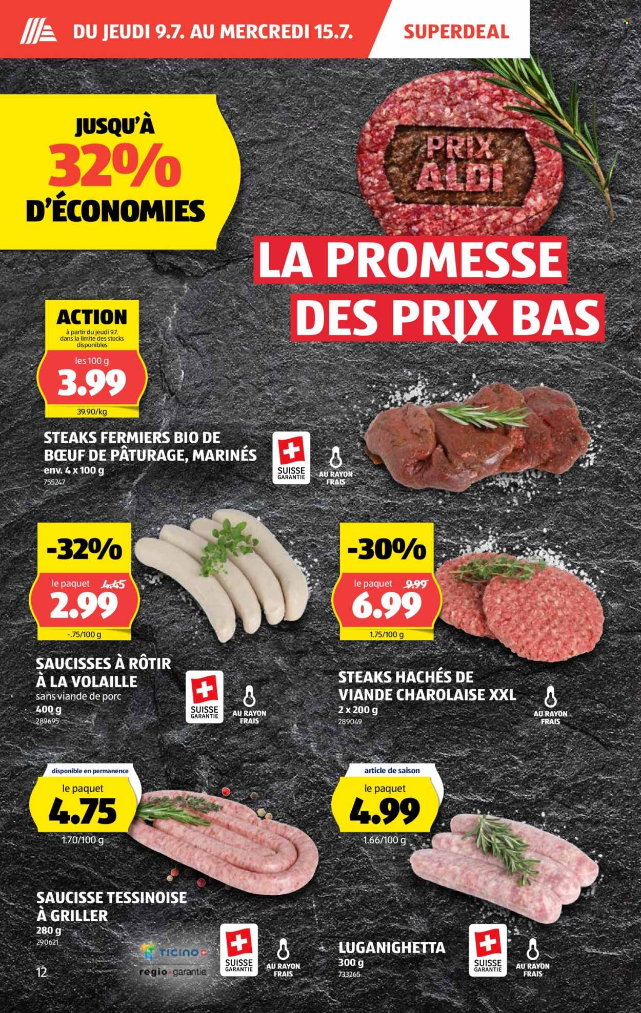 Prospekte Aldi - 9.7.2026 - 15.7.2026. Seite 12. Seite 12
