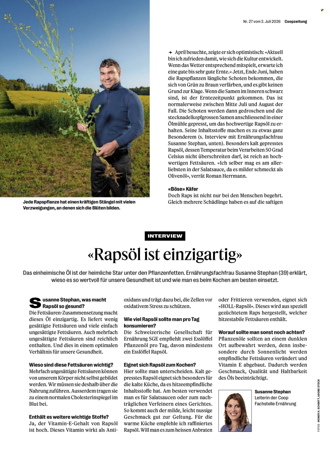 Prospekte Coop - 2.7.2026 - 8.7.2026. Seite 38. Seite 38