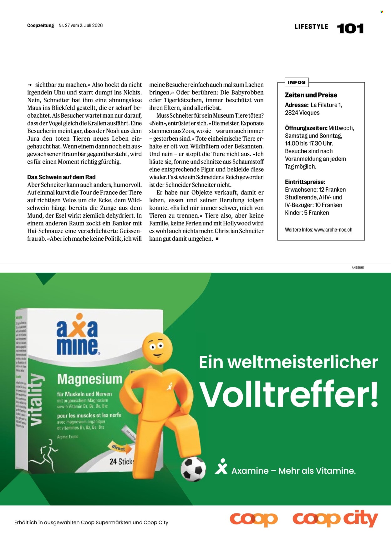 Prospekte Coop - 2.7.2026 - 8.7.2026. Seite 101. Seite 101
