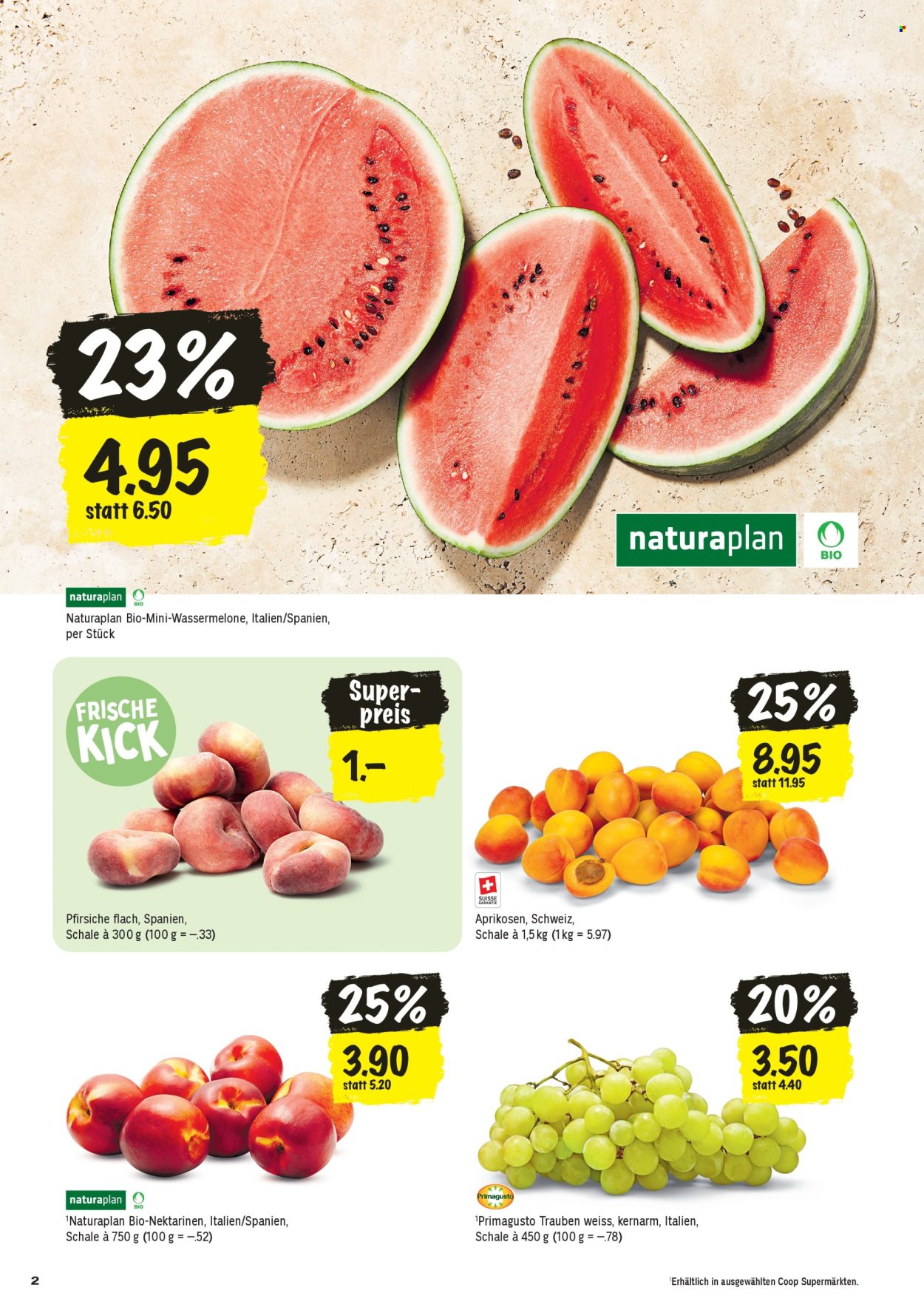 Prospekte Coop - 2.7.2026 - 8.7.2026. Seite 2. Seite 2