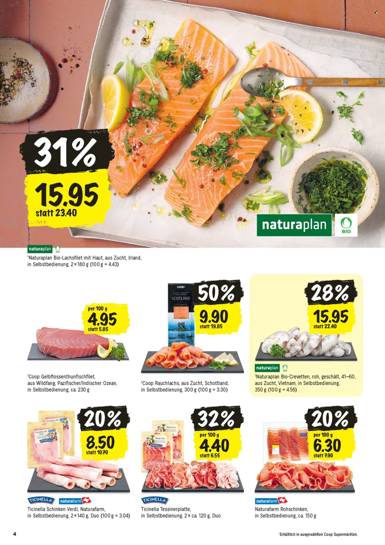 Prospekte Coop - 2.7.2026 - 8.7.2026. Seite 4. Seite 4