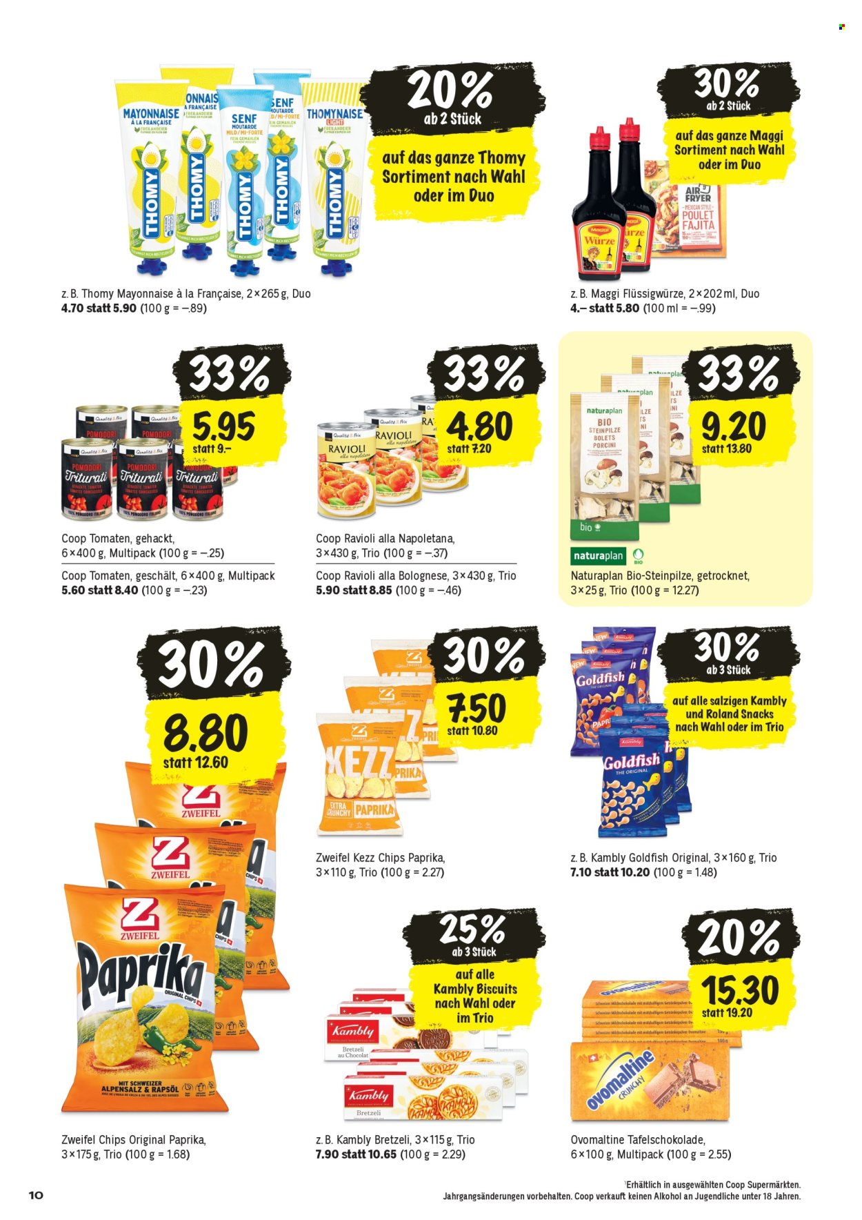 Prospekte Coop - 2.7.2026 - 8.7.2026. Seite 10. Seite 10