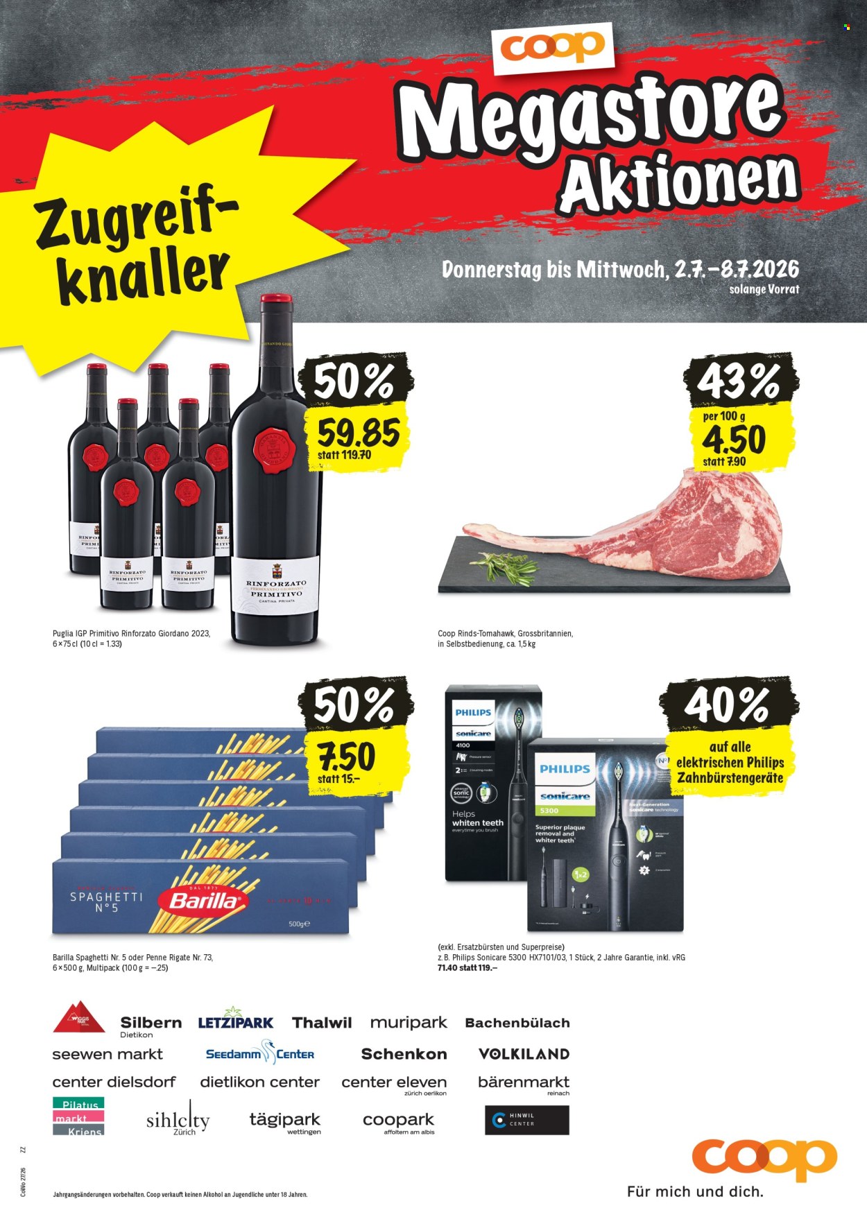 Prospekte Coop - 2.7.2026 - 8.7.2026. Seite 21. Seite 21