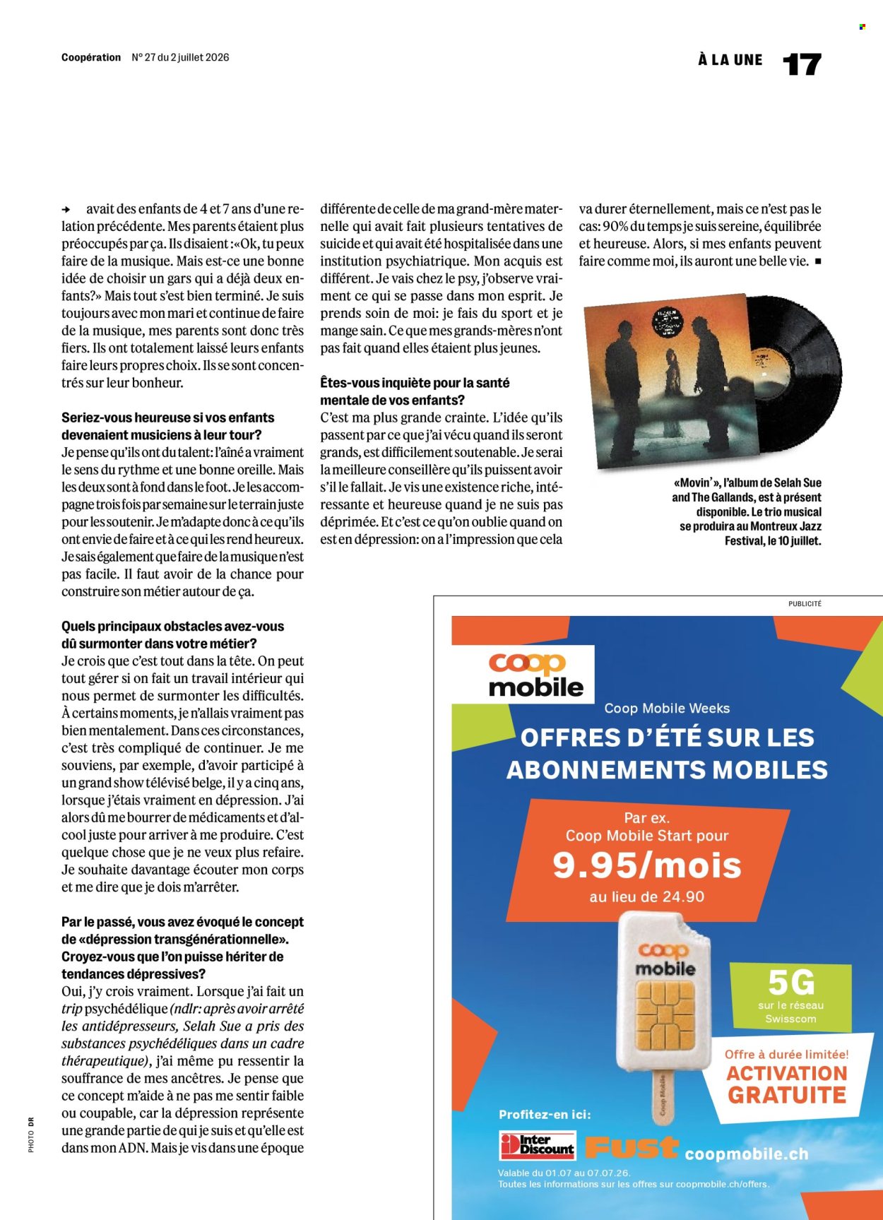Prospekte Coop - 2.7.2026 - 8.7.2026. Seite 17. Seite 17