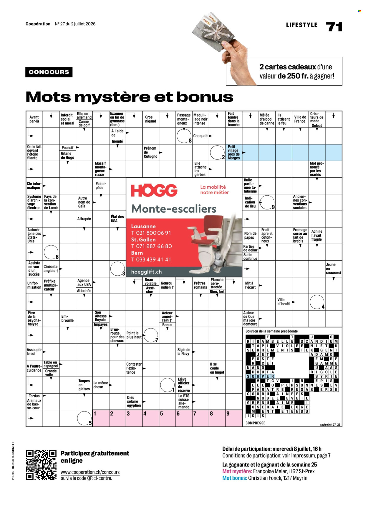 Prospekte Coop - 2.7.2026 - 8.7.2026. Seite 71. Seite 71