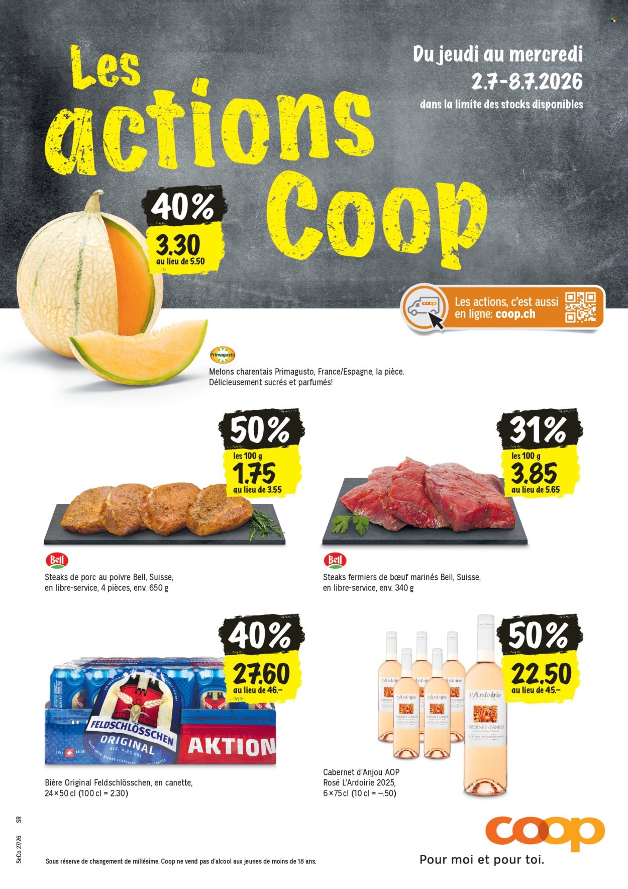 Prospekte Coop - 2.7.2026 - 8.7.2026. Seite 1. Seite 1