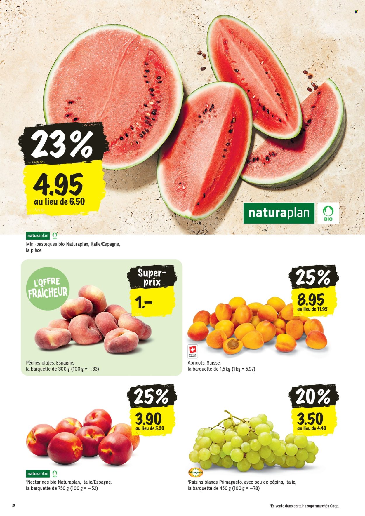 Prospekte Coop - 2.7.2026 - 8.7.2026. Seite 2. Seite 2