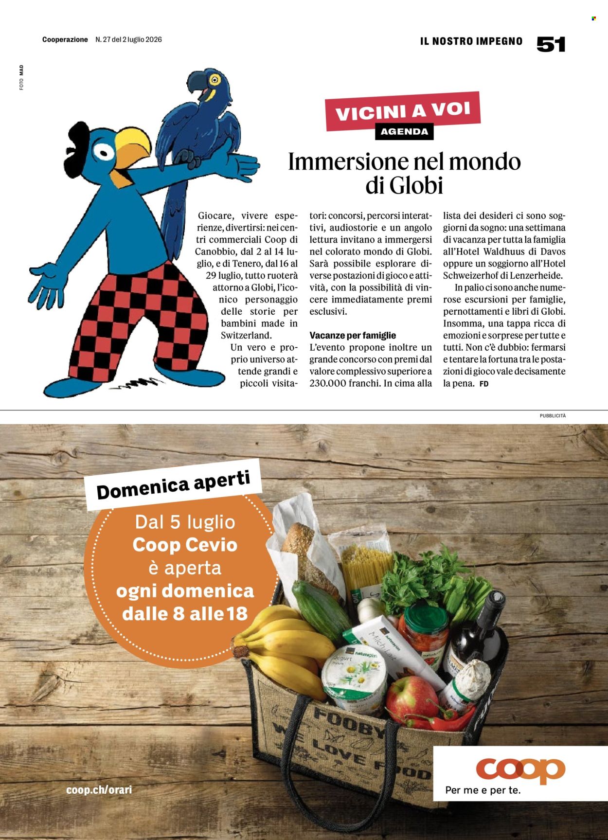 Prospekte Coop - 2.7.2026 - 8.7.2026. Seite 51. Seite 51