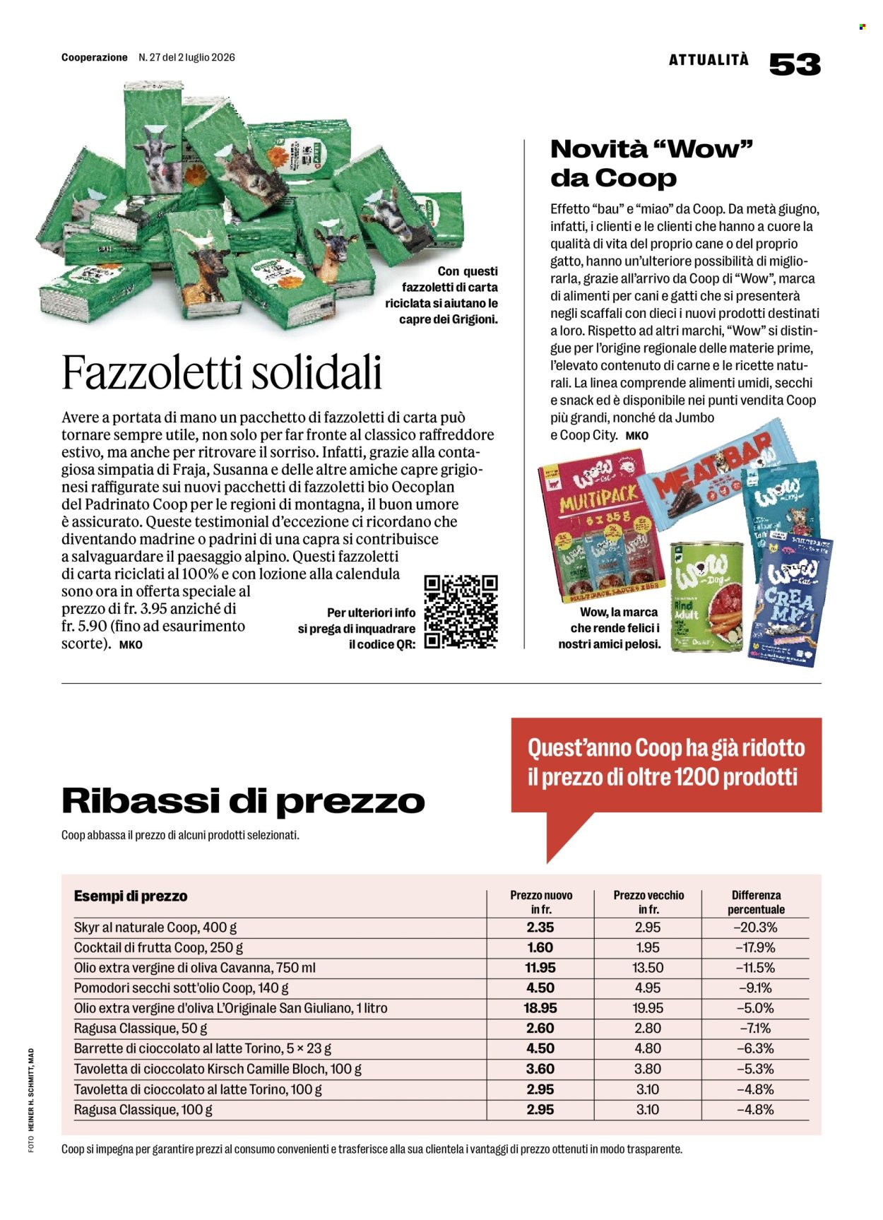 Prospekte Coop - 2.7.2026 - 8.7.2026. Seite 53. Seite 53