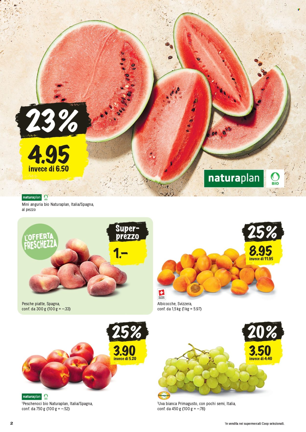 Prospekte Coop - 2.7.2026 - 8.7.2026. Seite 2. Seite 2