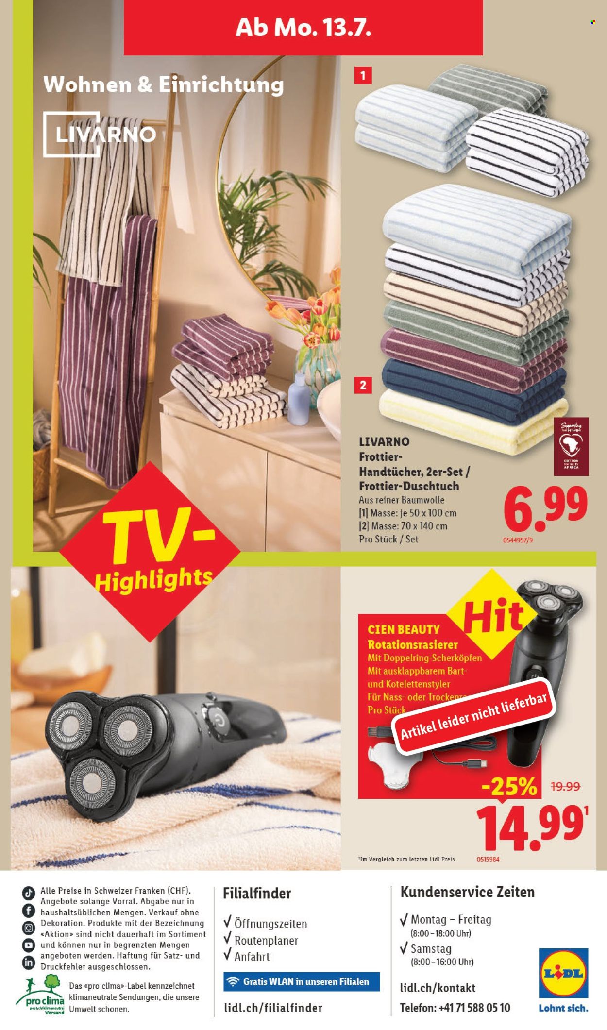 Prospekte Lidl - 9.7.2026 - 15.7.2026. Seite 36. Seite 36