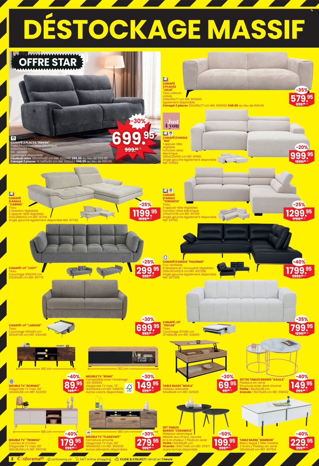 Prospekte Conforama - 8.7.2026 - 21.7.2026. Seite 2. Seite 2