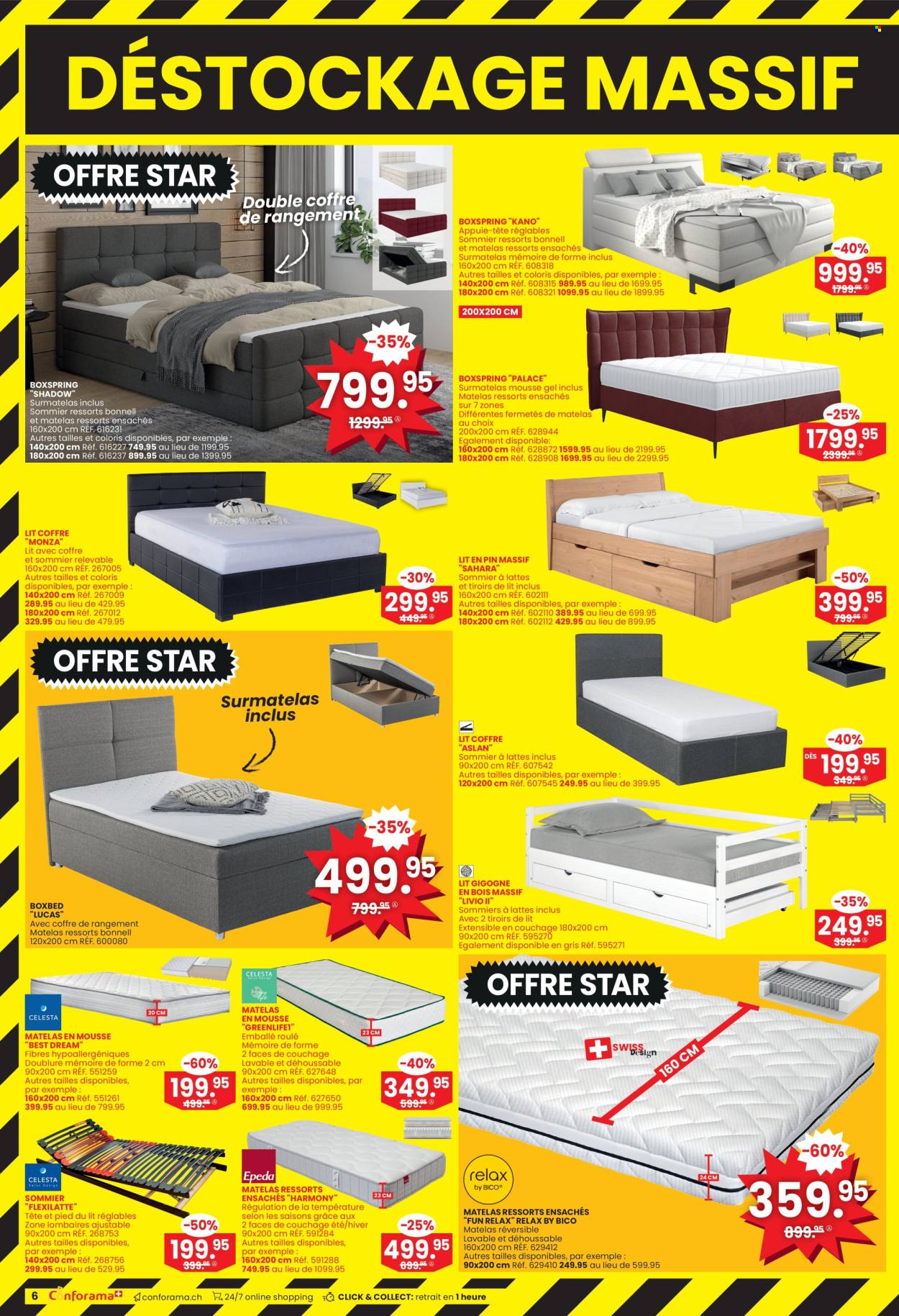 Prospekte Conforama - 8.7.2026 - 21.7.2026. Seite 6. Seite 6