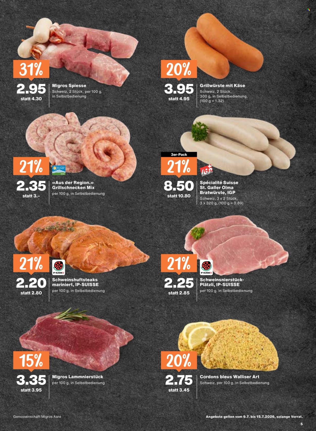 Prospekte Migros - 9.7.2026 - 15.7.2026. Seite 5. Seite 5