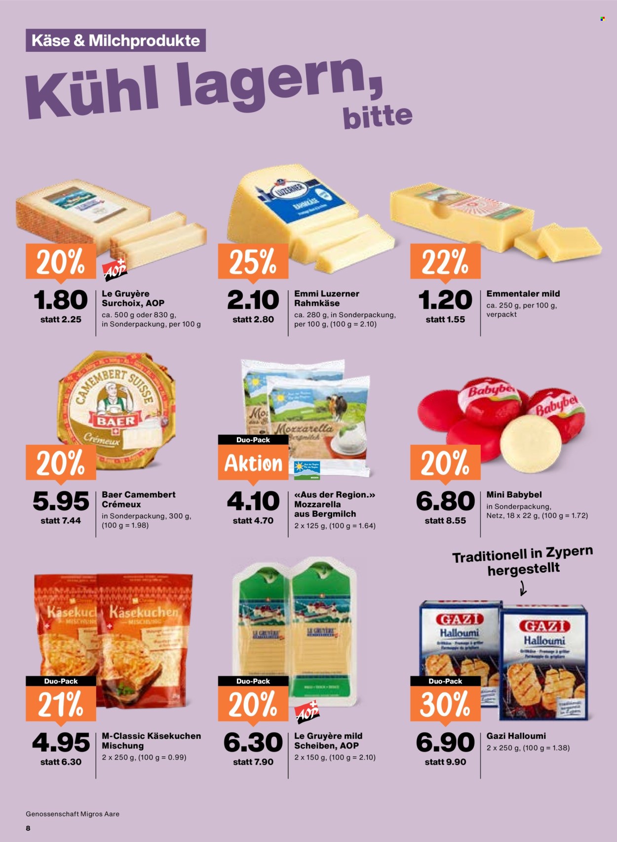 Prospekte Migros - 9.7.2026 - 15.7.2026. Seite 8. Seite 8