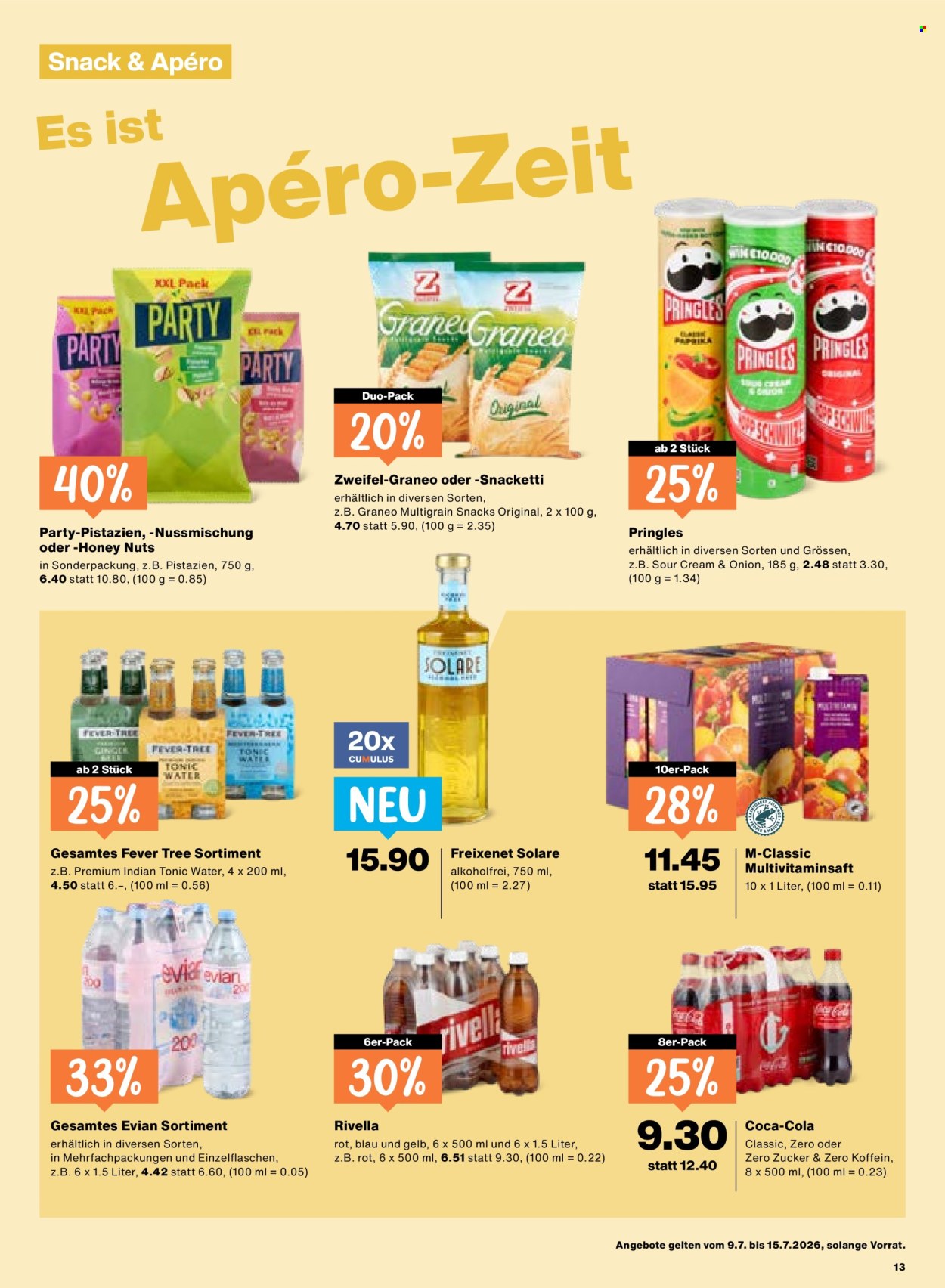 Prospekte Migros - 9.7.2026 - 15.7.2026. Seite 13. Seite 13