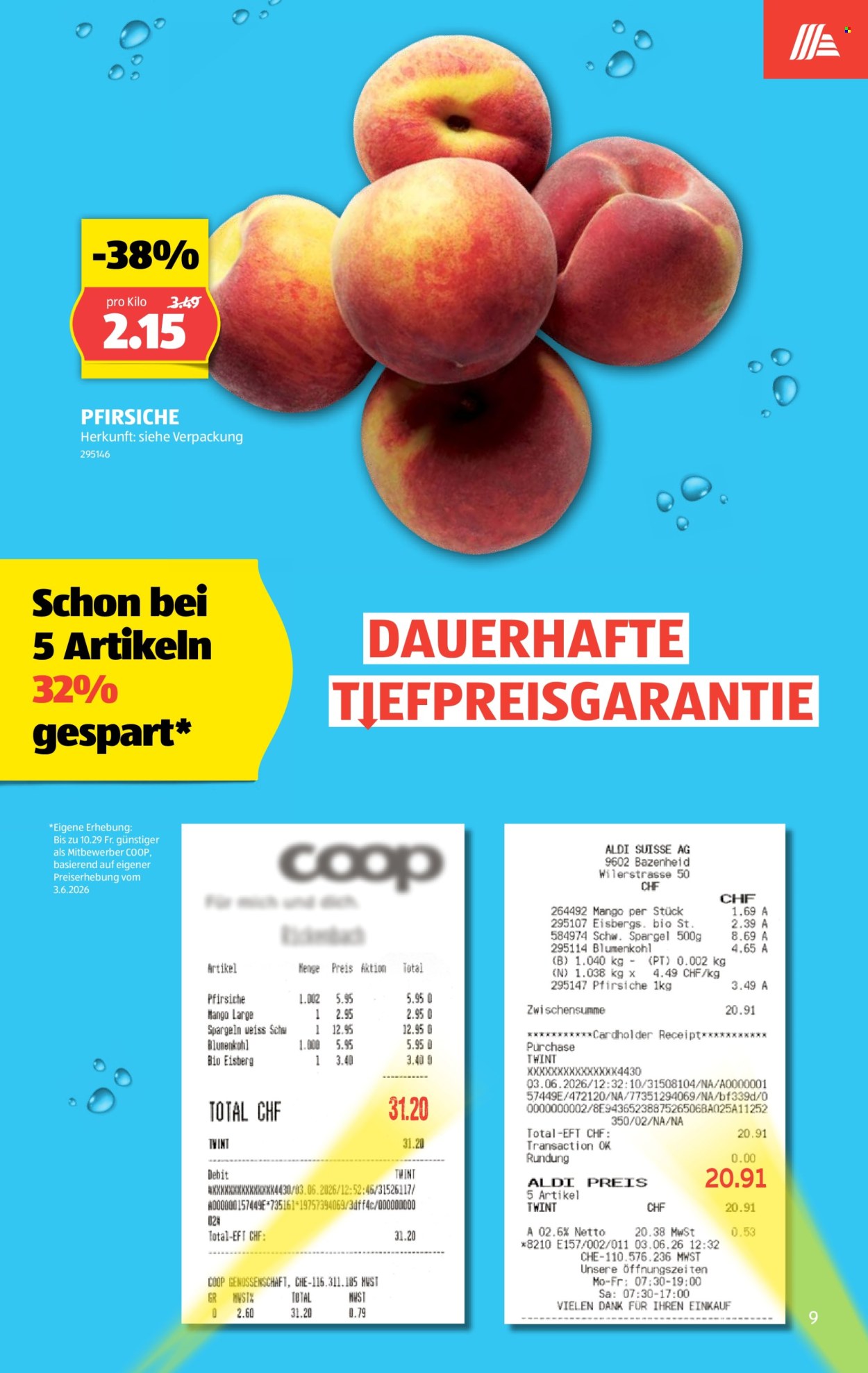 Prospekte Aldi - 16.7.2026 - 22.7.2026. Seite 9. Seite 9