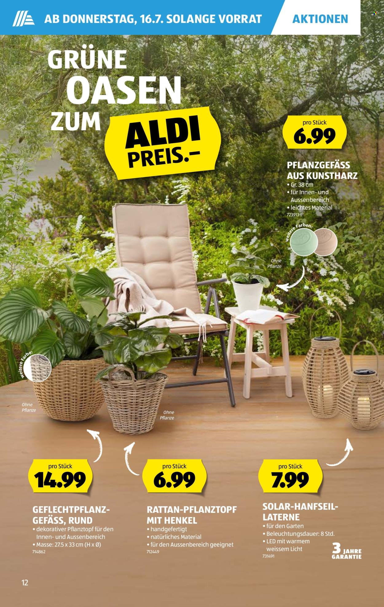 Prospekte Aldi - 16.7.2026 - 22.7.2026. Seite 12. Seite 12