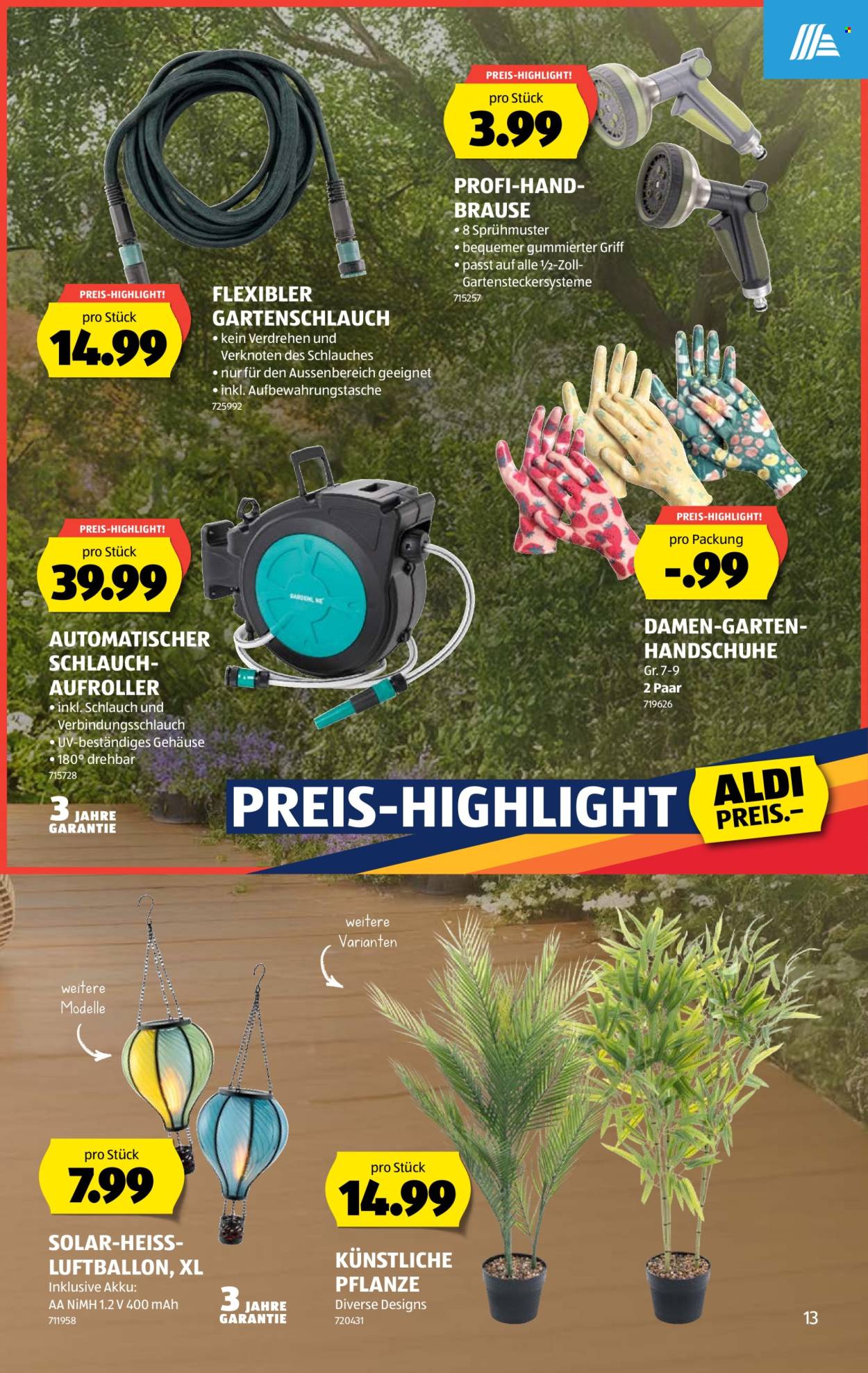 Prospekte Aldi - 16.7.2026 - 22.7.2026. Seite 13. Seite 13