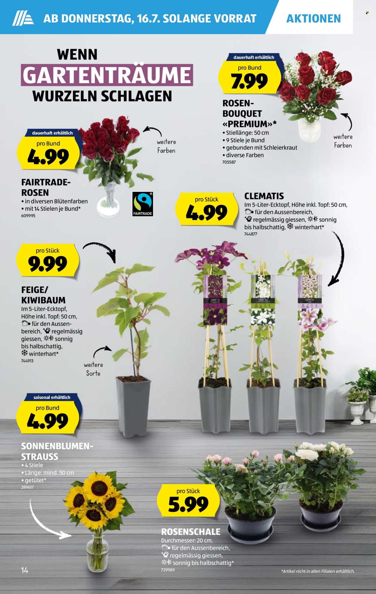 Prospekte Aldi - 16.7.2026 - 22.7.2026. Seite 14. Seite 14