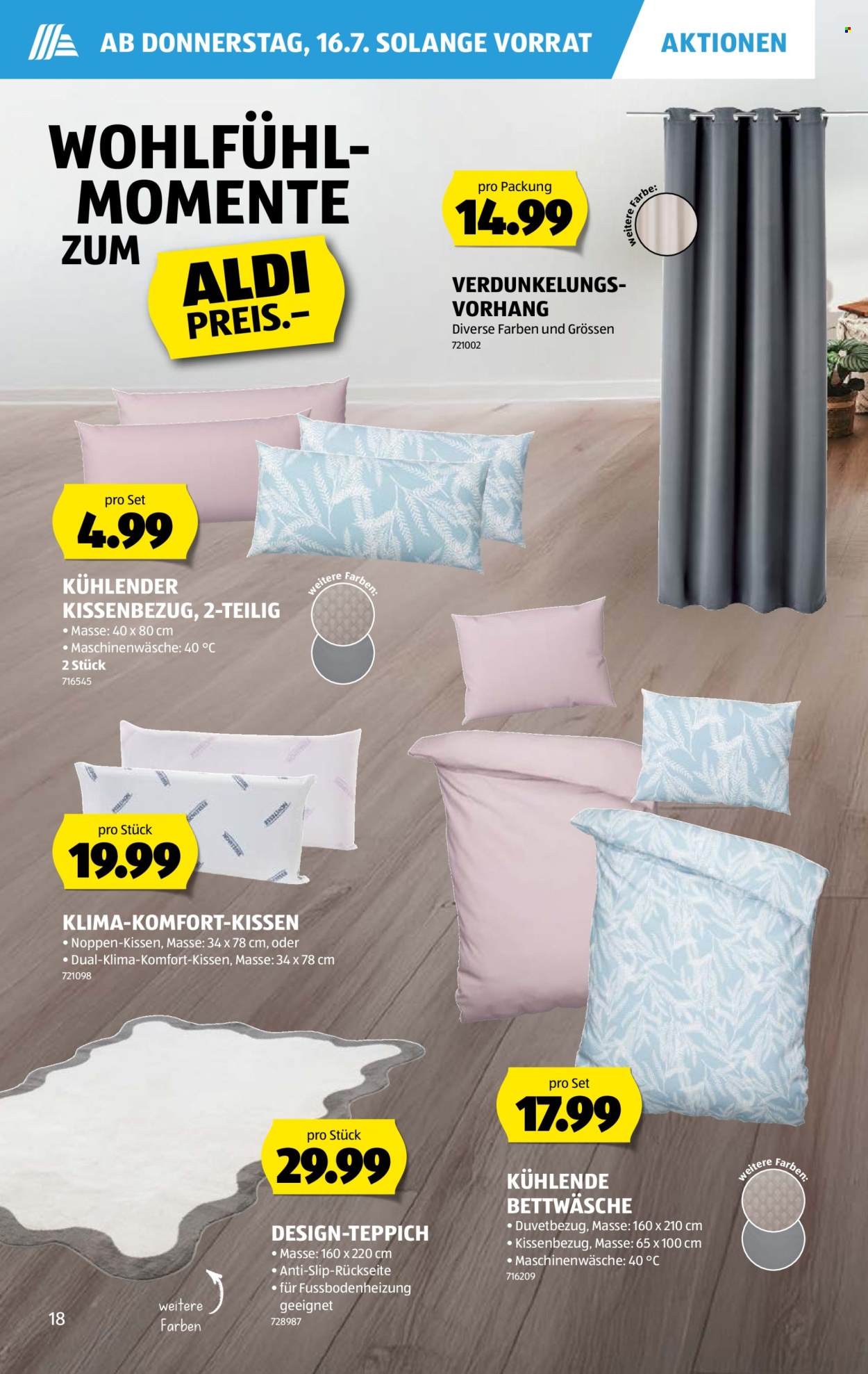 Prospekte Aldi - 16.7.2026 - 22.7.2026. Seite 18. Seite 18