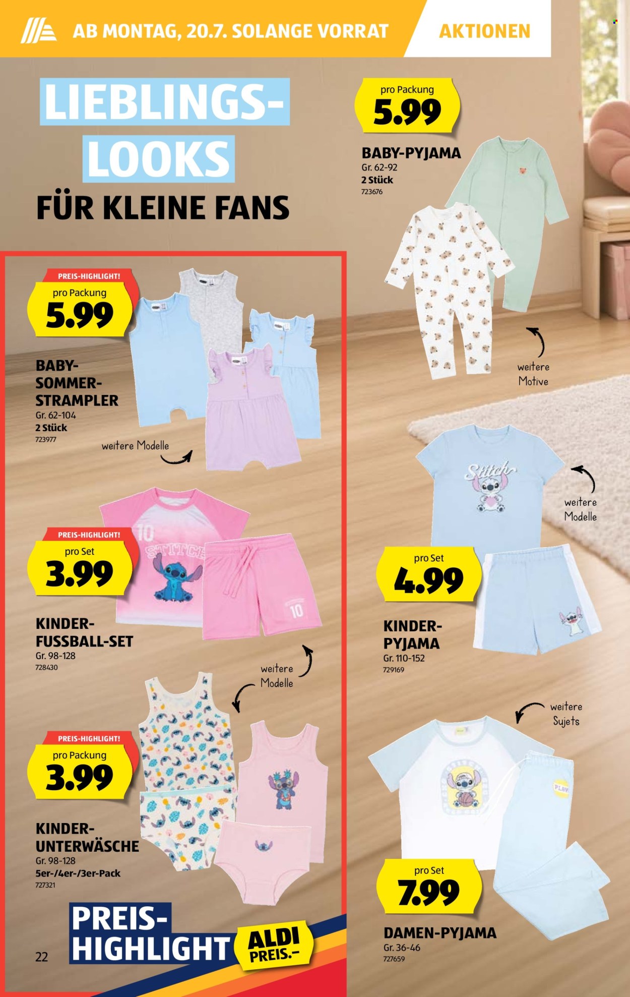Prospekte Aldi - 16.7.2026 - 22.7.2026. Seite 22. Seite 22