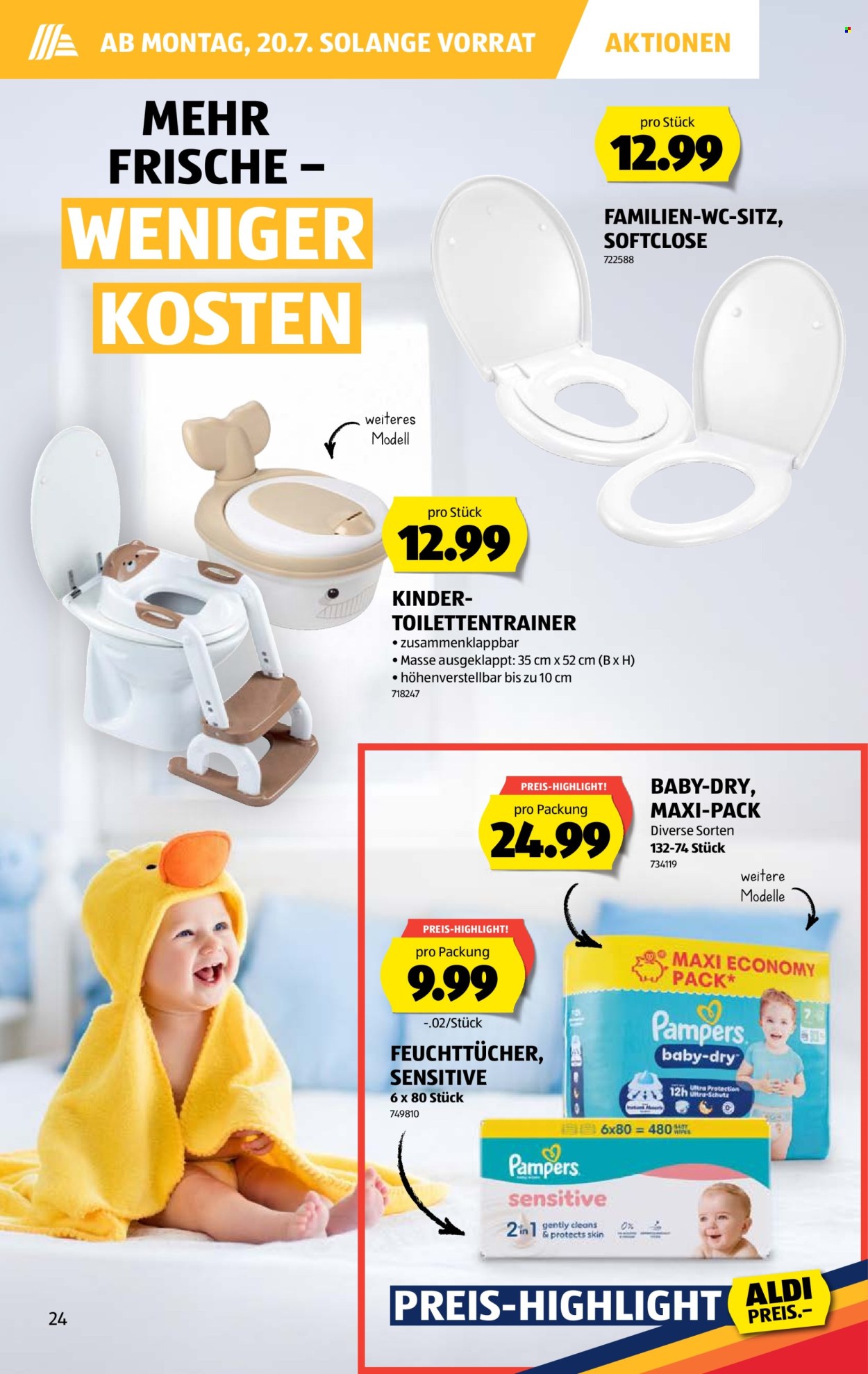Prospekte Aldi - 16.7.2026 - 22.7.2026. Seite 24. Seite 24