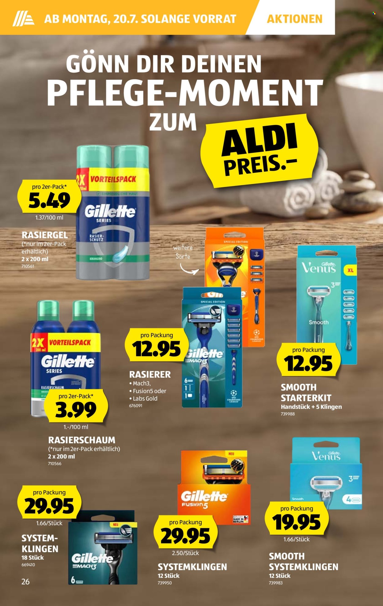 Prospekte Aldi - 16.7.2026 - 22.7.2026. Seite 26. Seite 26