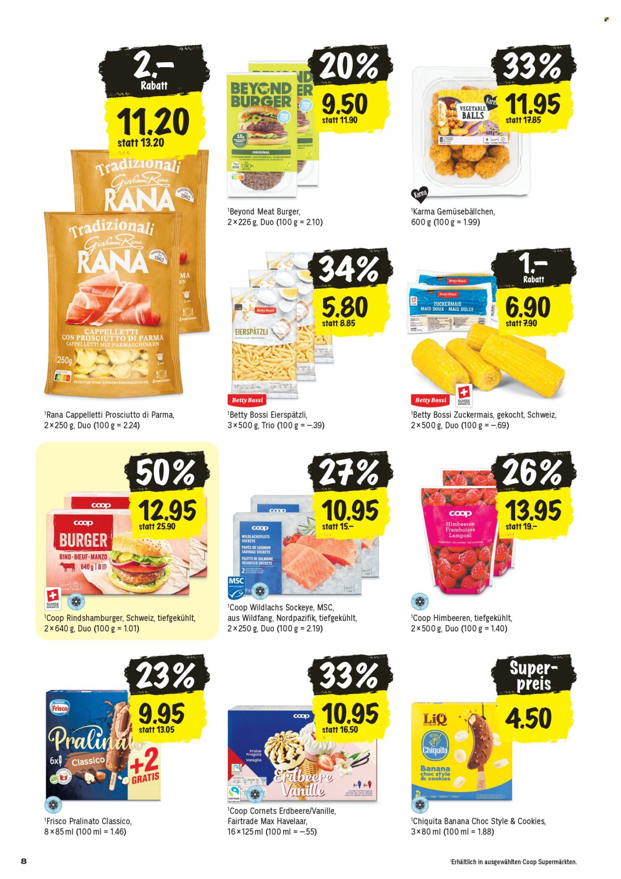 Prospekte Coop - 9.7.2026 - 15.7.2026. Seite 8. Seite 8