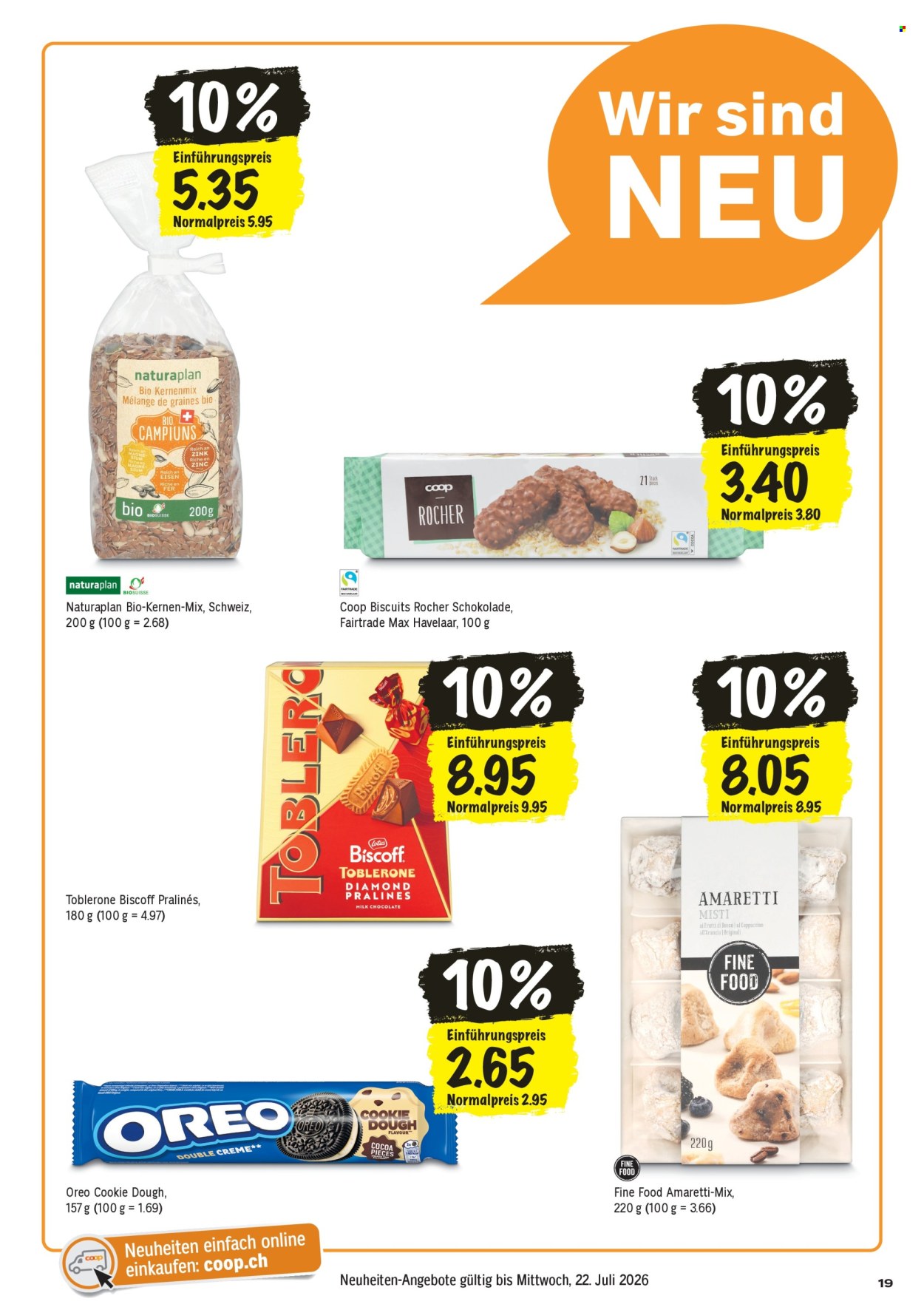 Prospekte Coop - 9.7.2026 - 15.7.2026. Seite 19. Seite 19