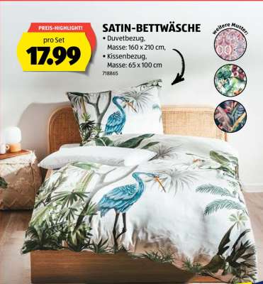 Satin-Bettwäsche