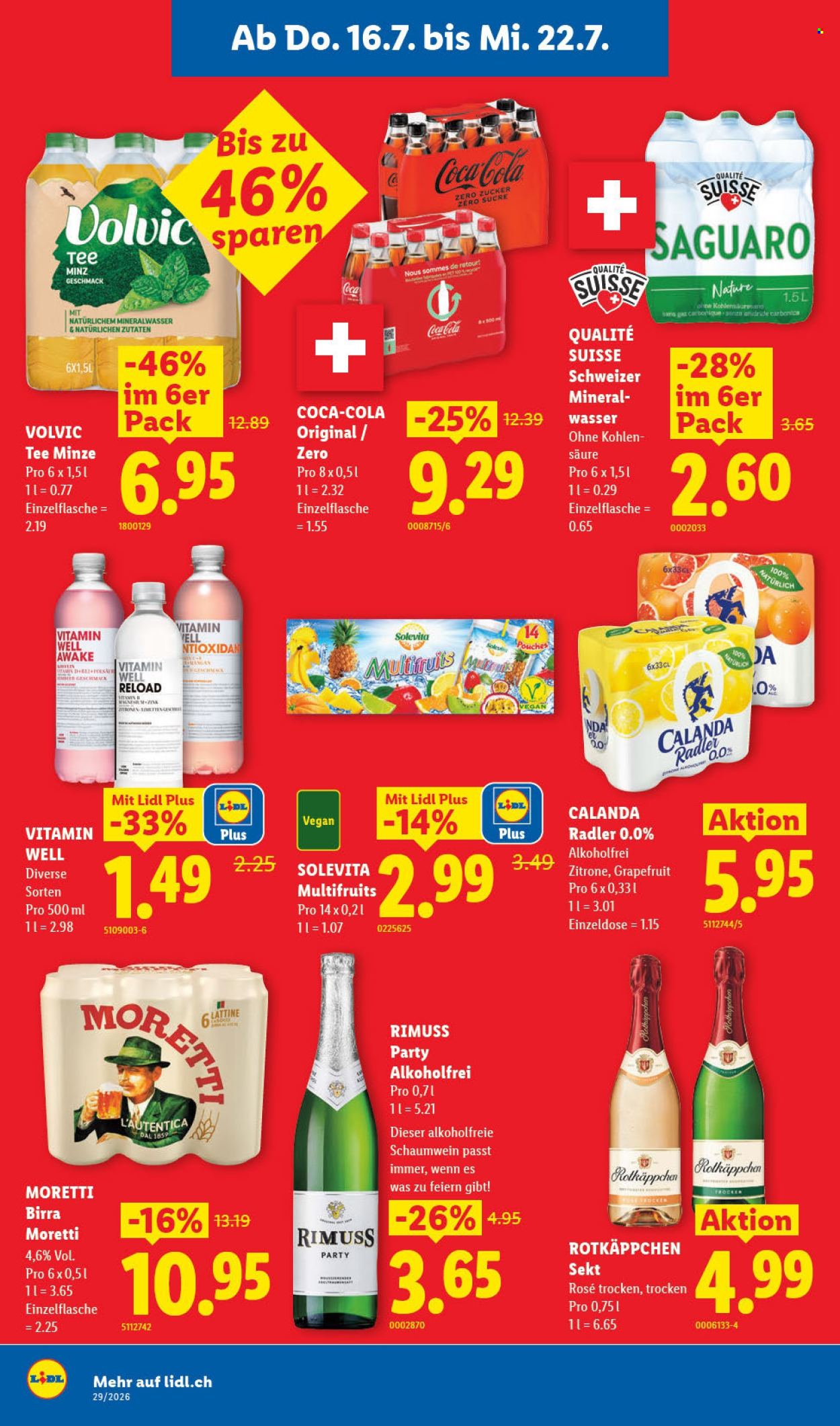 Prospekte Lidl - 16.7.2026 - 22.7.2026. Seite 12. Seite 12