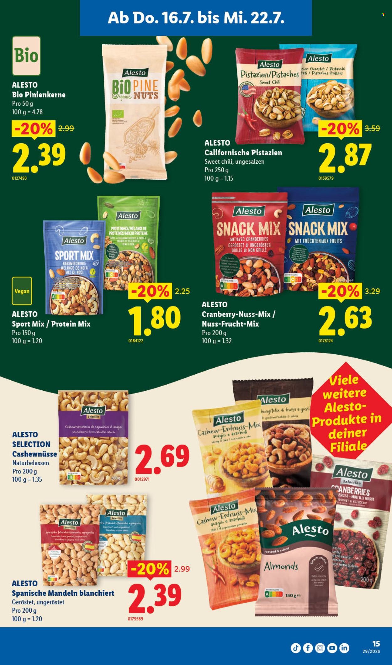 Prospekte Lidl - 16.7.2026 - 22.7.2026. Seite 17. Seite 17
