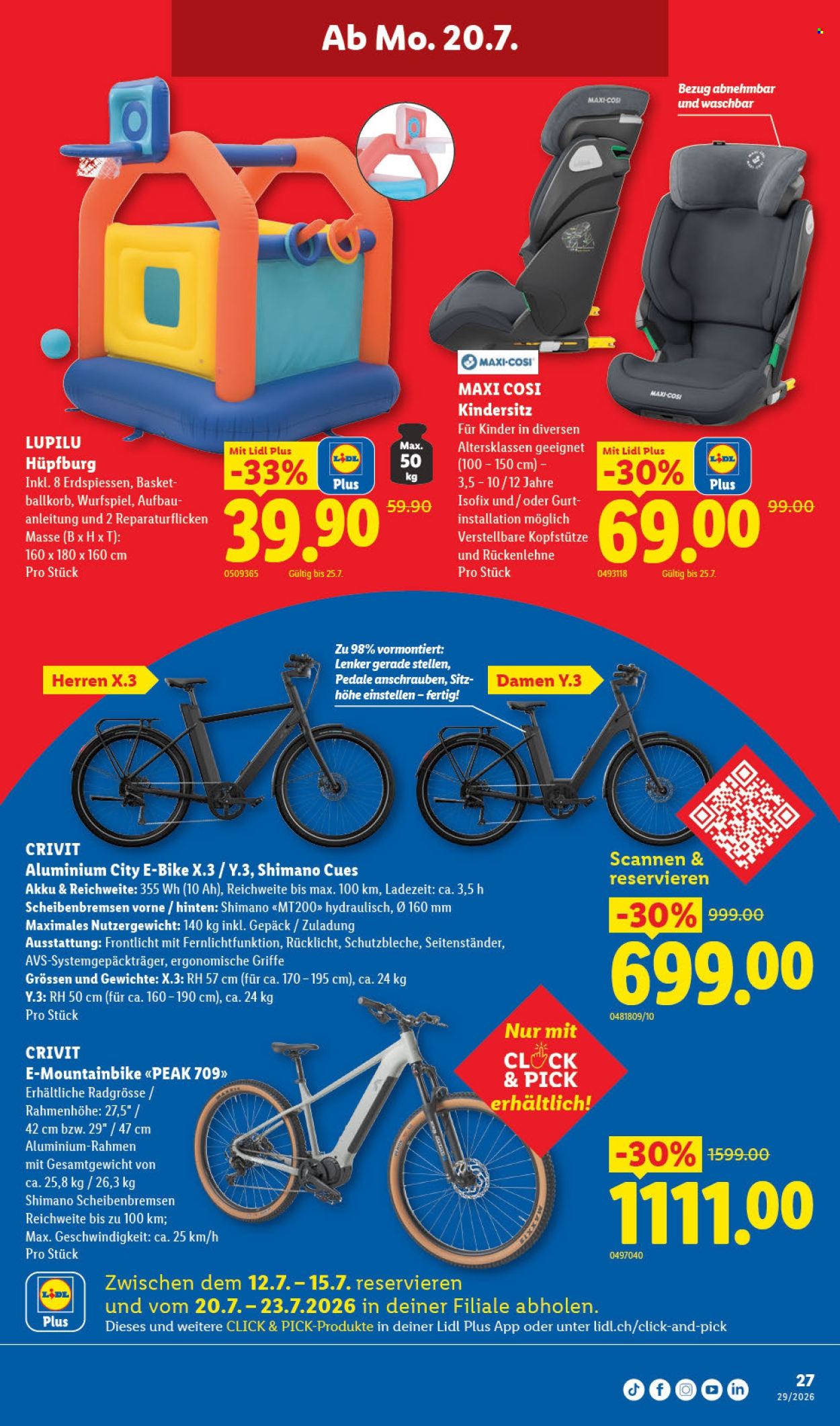 Prospekte Lidl - 16.7.2026 - 22.7.2026. Seite 29. Seite 29