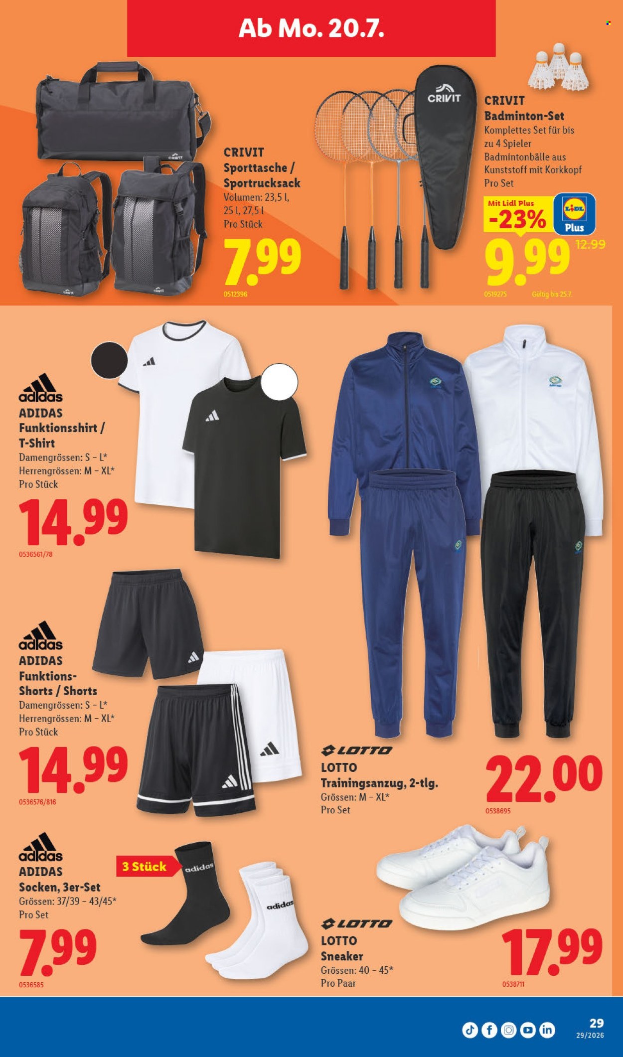 Prospekte Lidl - 16.7.2026 - 22.7.2026. Seite 31. Seite 31