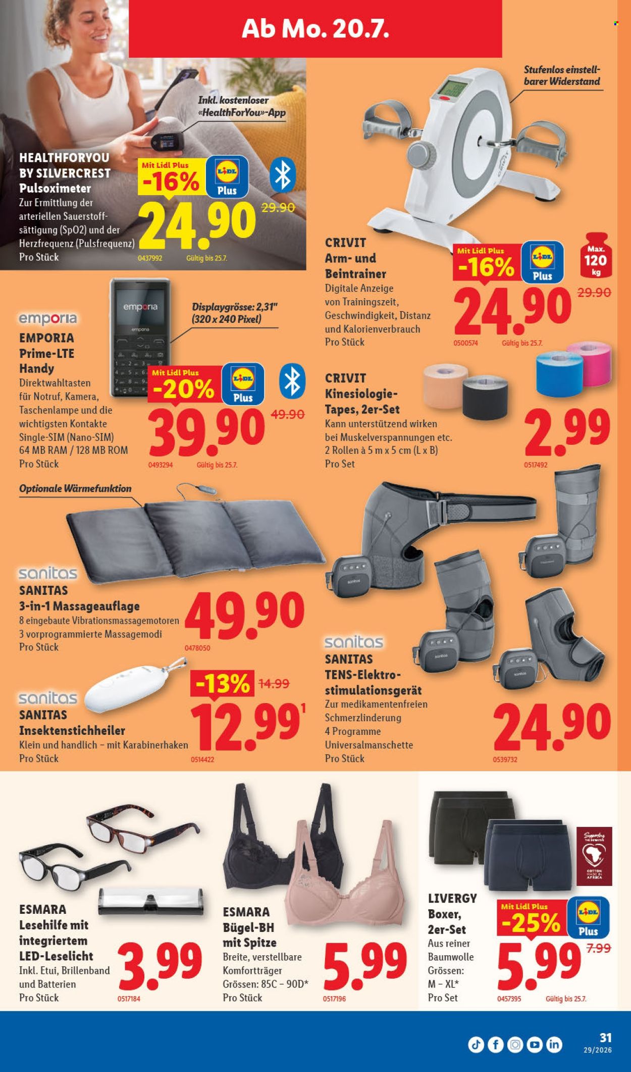 Prospekte Lidl - 16.7.2026 - 22.7.2026. Seite 33. Seite 33