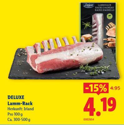 DELUXE Lamm-Rack