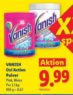 Vanish Oxi Action Pulver​