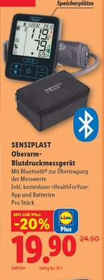 Sensiplast Oberarm-Blutdruckmessgerät