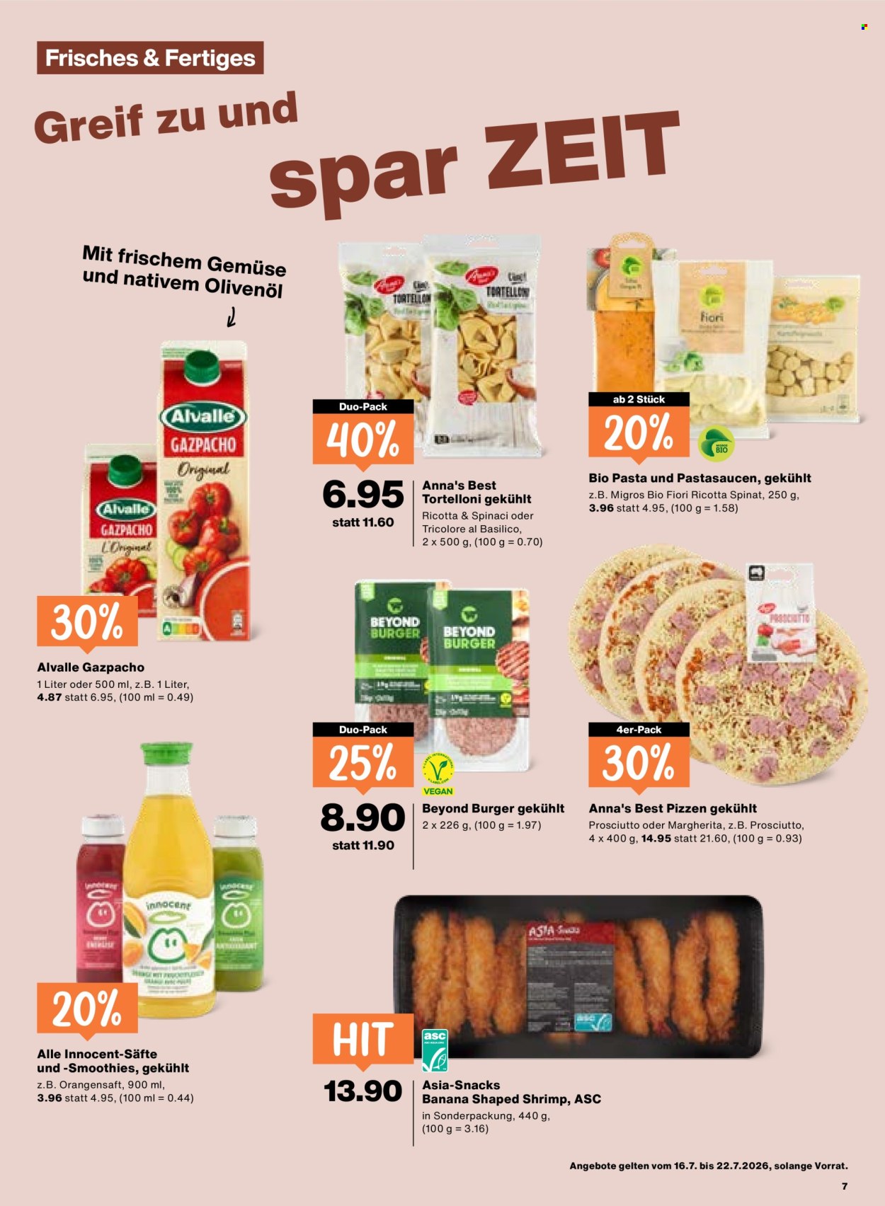Prospekte Migros - 16.7.2026 - 22.7.2026. Seite 7. Seite 7
