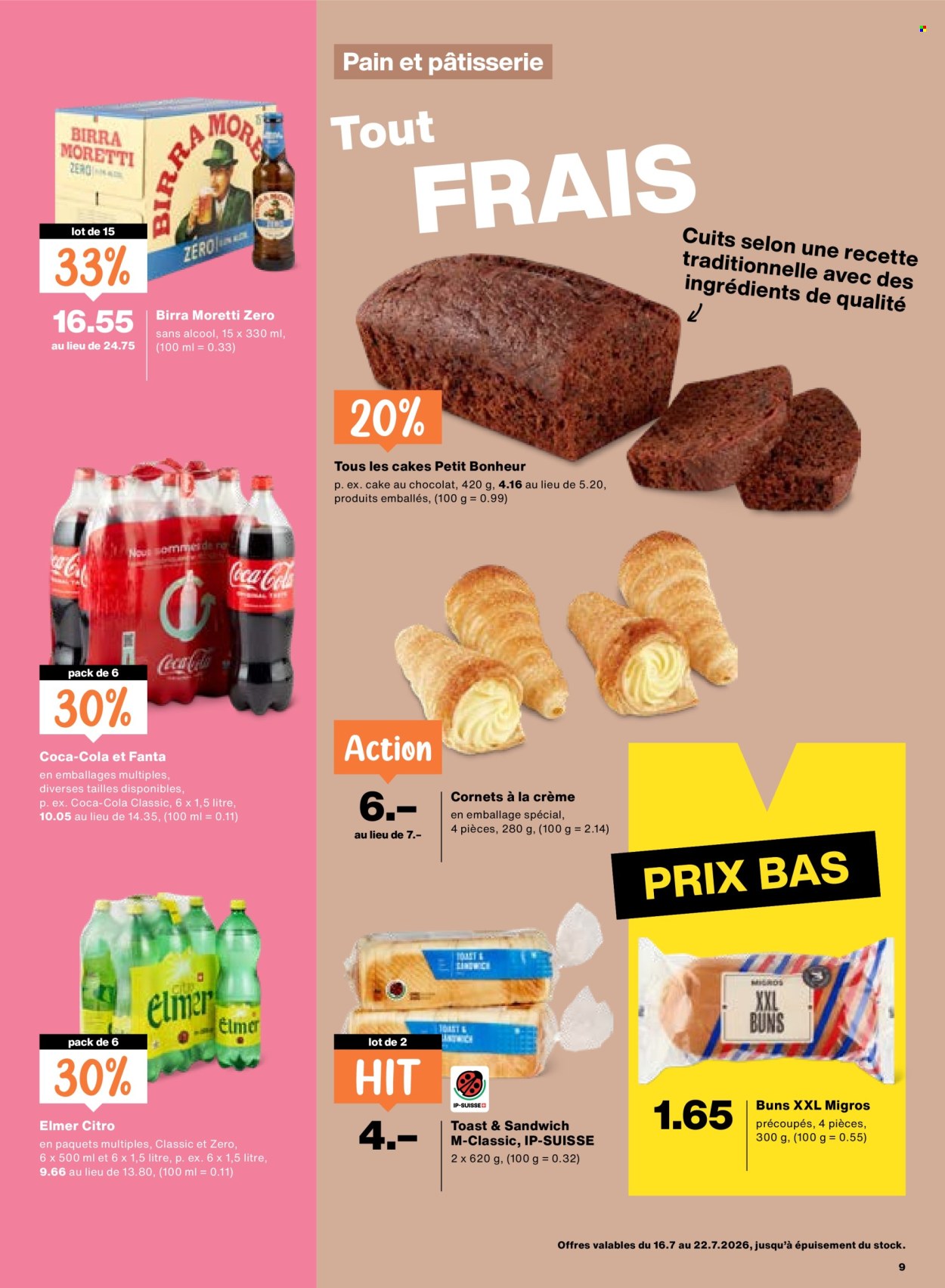 Prospekte Migros - 16.7.2026 - 22.7.2026. Seite 9. Seite 9