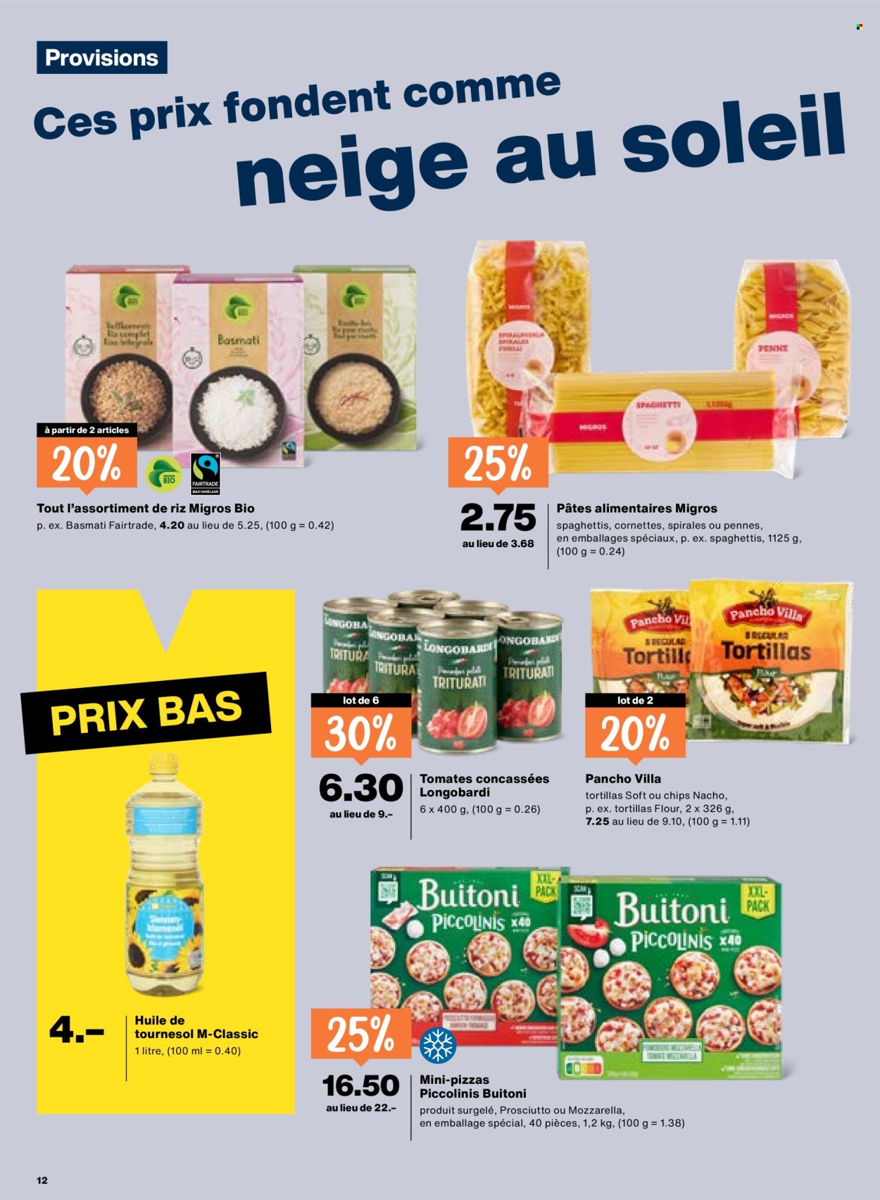 Prospekte Migros - 16.7.2026 - 22.7.2026. Seite 12. Seite 12