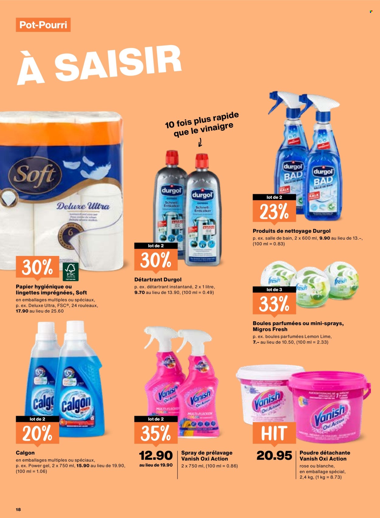 Prospekte Migros - 16.7.2026 - 22.7.2026. Seite 18. Seite 18